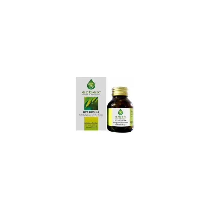 ERBEX Uva Ursina Urinary Tract Supplement 100 Capsules