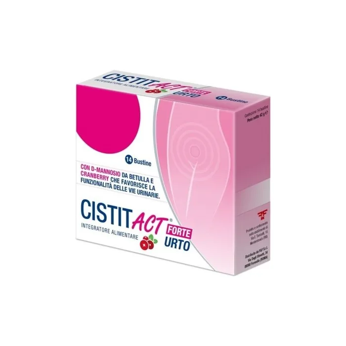 F & F Cistit act Forte Urto Urinary Tract Supplement 14 Sachets