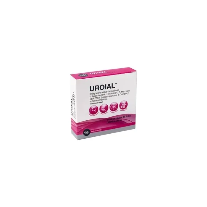 S&R Farmaceutici Spa Uroial Dietary Supplement For Cystitis 14 Sachets