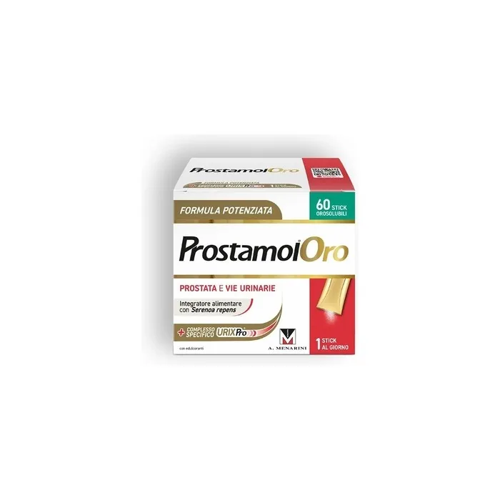 Menarini Prostamol Oro Dietary Supplement for Prostate and Urinary Tract 60 Soluble Sticks