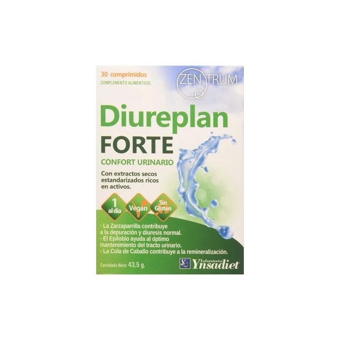 Ynsadiet Zentrum Diureplan Forte 30 Compr