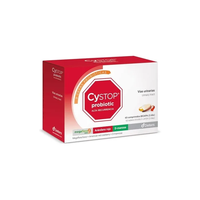 Deiters Cystop Probiotic Alta Recurrencia 60 Tablets