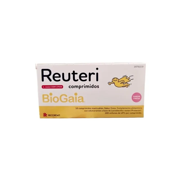 Reuteri Tablets Strawberry Flavor Probiotic 10 Tablets