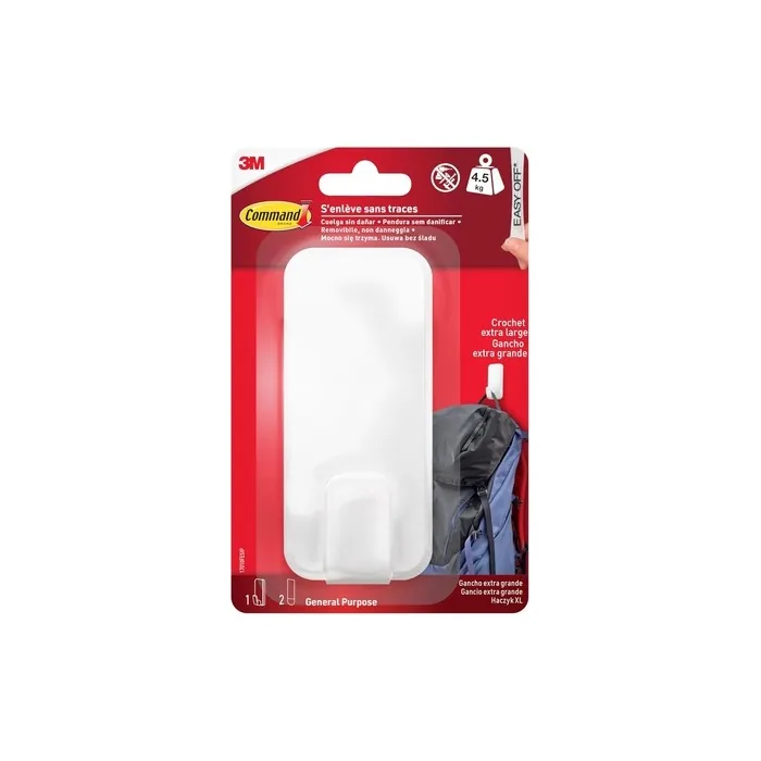 Command Utility Hook 17010fesip White X-Large for Heavyweight < 4.5 Kg