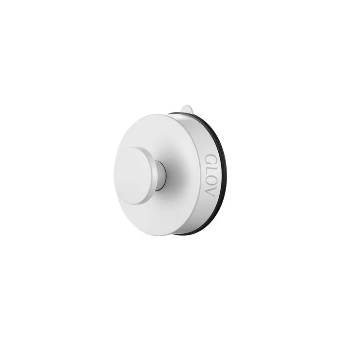 Hookie Pookie Strong Suction Bathroom Hook - White