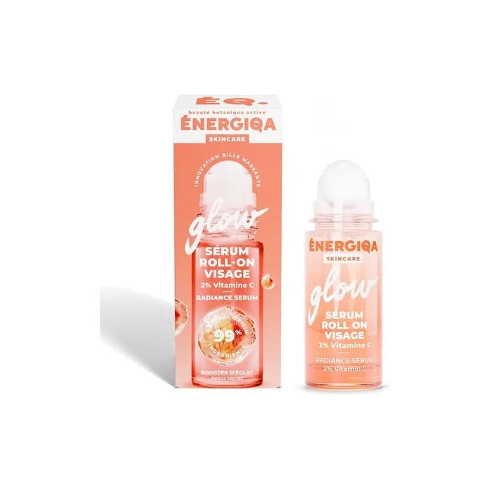 Energiqa Vitamin C Radiance Face Serum Roll-On for Luminous Complexion