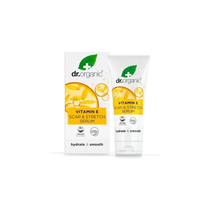 Dr Organic Vitamin E Scar & Stretch Mark Serum Moisturising for All Skin Types 50ml