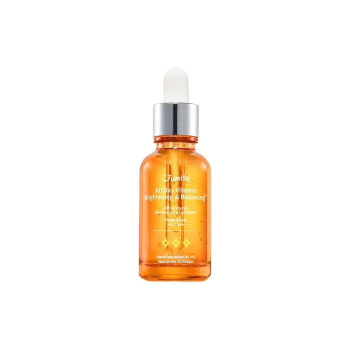 Jumiso Vitamin Serum & Hyaluronic Acid for Face - All Day Brightening & Balancing Anti-Aging and Wrinkle Ingredients
