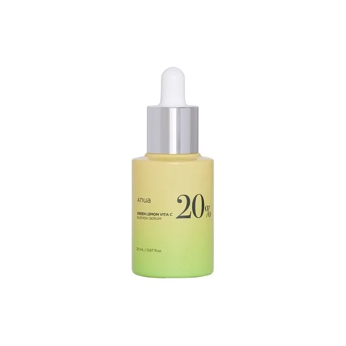 Anua Green Lemon Vitamin C Serum with Vitamin E, Hyaluronic & Ferulic Acid 0.67 fl.oz 20ml