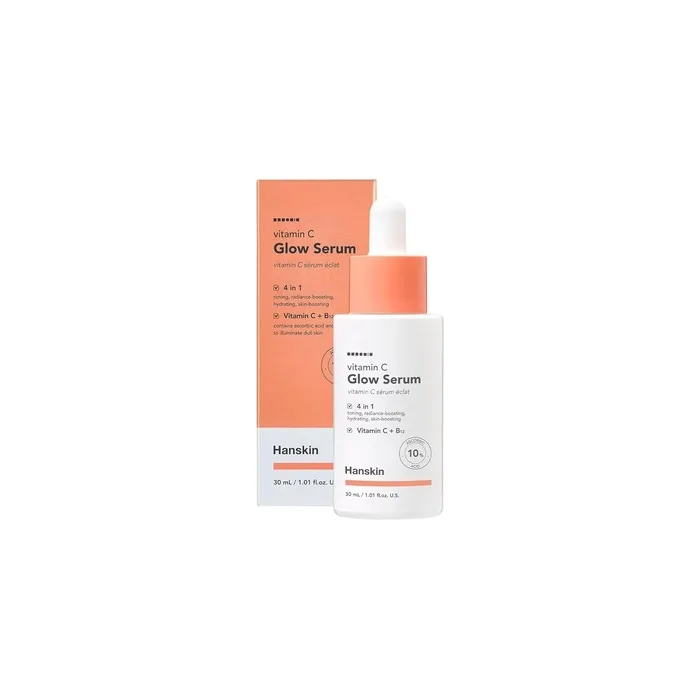 Hanskin Vitamin C Glow Serum with Ascorbic Acid Dark Spot Remover for Face
