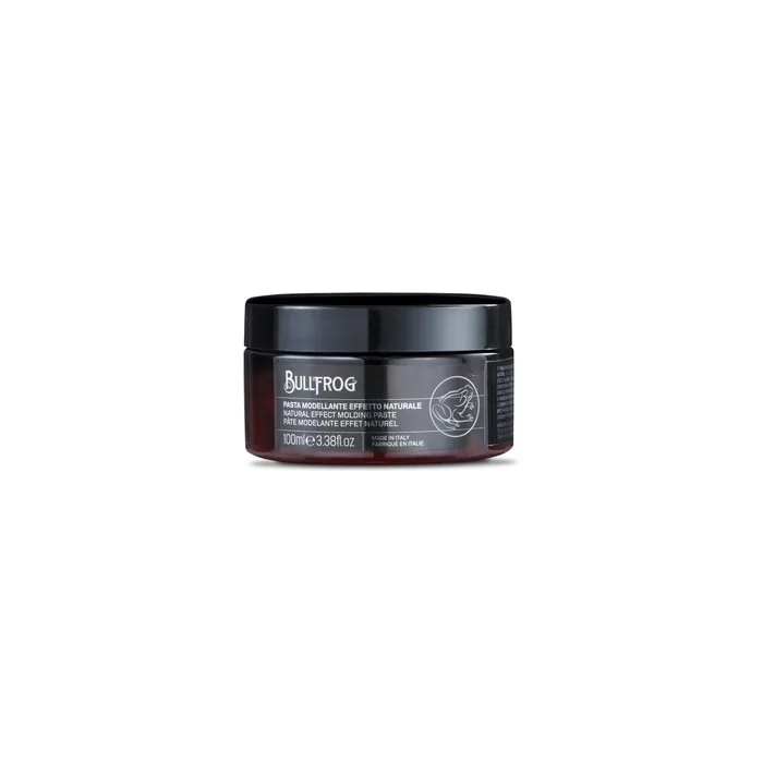 Bullfrog Natural Effect Molding Paste 100ml - Lightweight Cream for Hair Styling