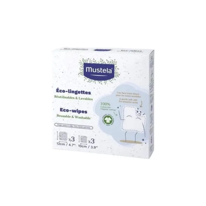 Mustela Eco Wipes Reusable and Washable