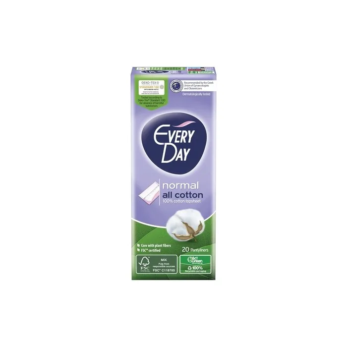 Everyday All Cotton Normal Filtering 100% Cotton 20 Units