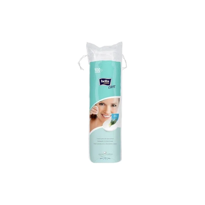 Bella Cotton Pads Duo with Aloe Vera 100% Cotton Allrounder for Home and On the Go