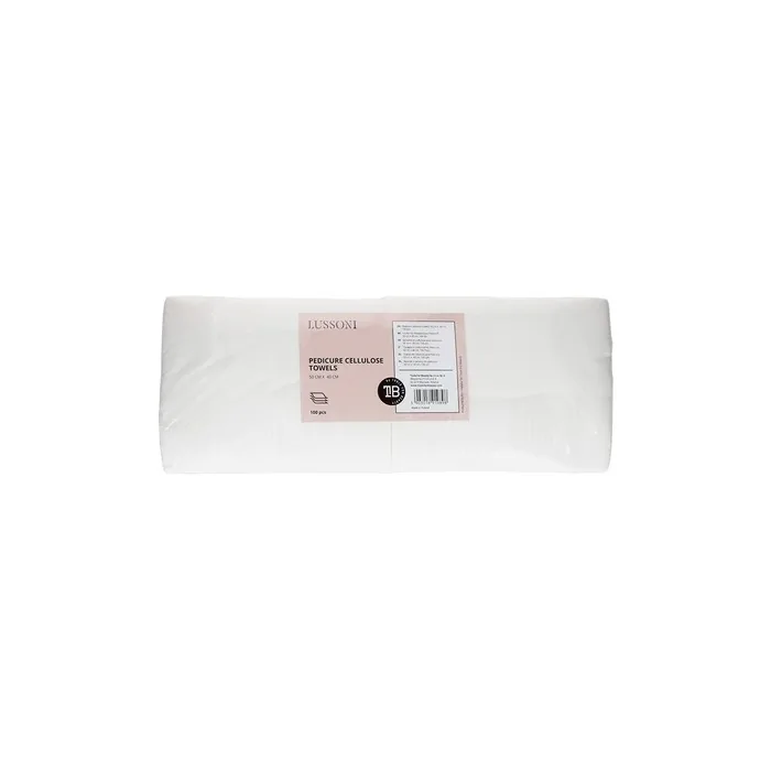 T4B LUSSONI Cellulose Pedicure Disposable Towels 50cm x 40cm