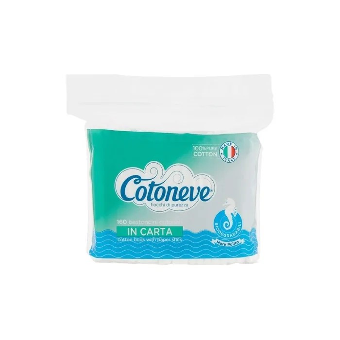 Cotoneve Set of 200 Cotton Sticks - White