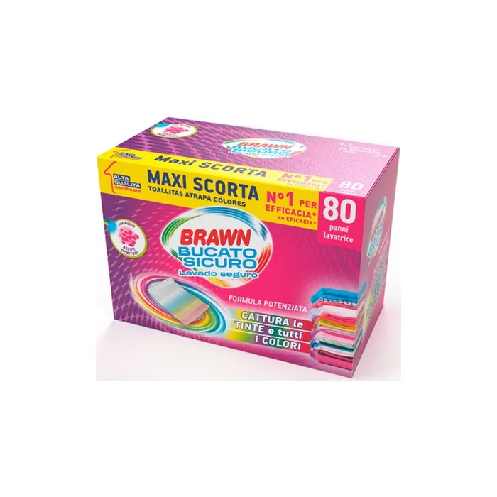 BRAWN Safe Wash 80 Capture Cloths for Washing Machine