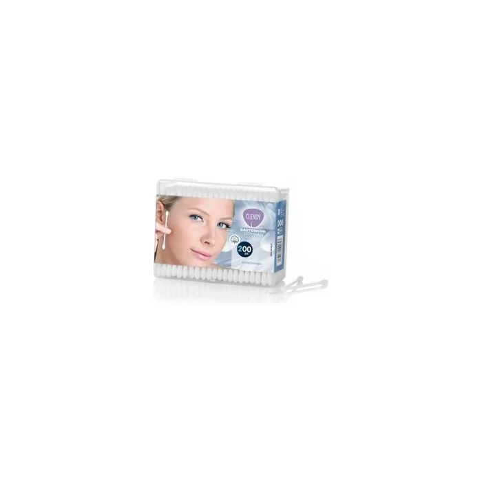 Clendy Cotton Swabs 200 Pieces