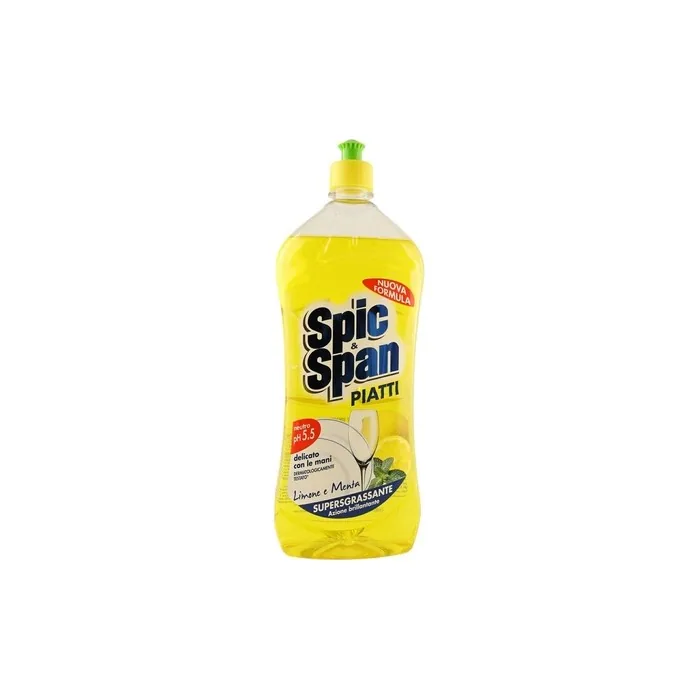 Spic&Span Professional Lemon & Mint Dishwashing Liquid - 1000ml