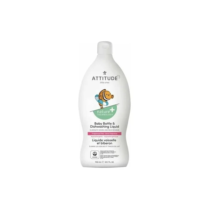Attitude Little Ones Dishwashing Liquid Perfume Free 700 Ml