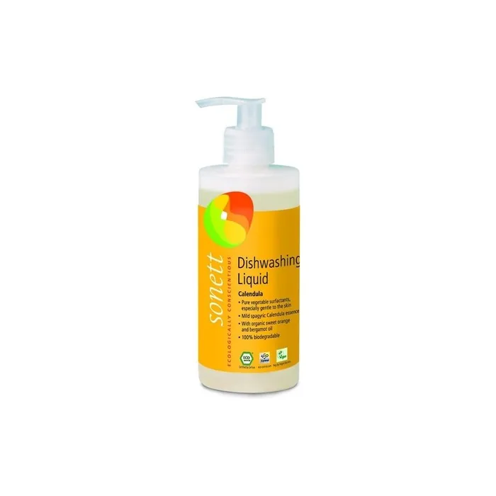Sonett Organic Dishwashing Liquid With Calendula 10 Fl Oz