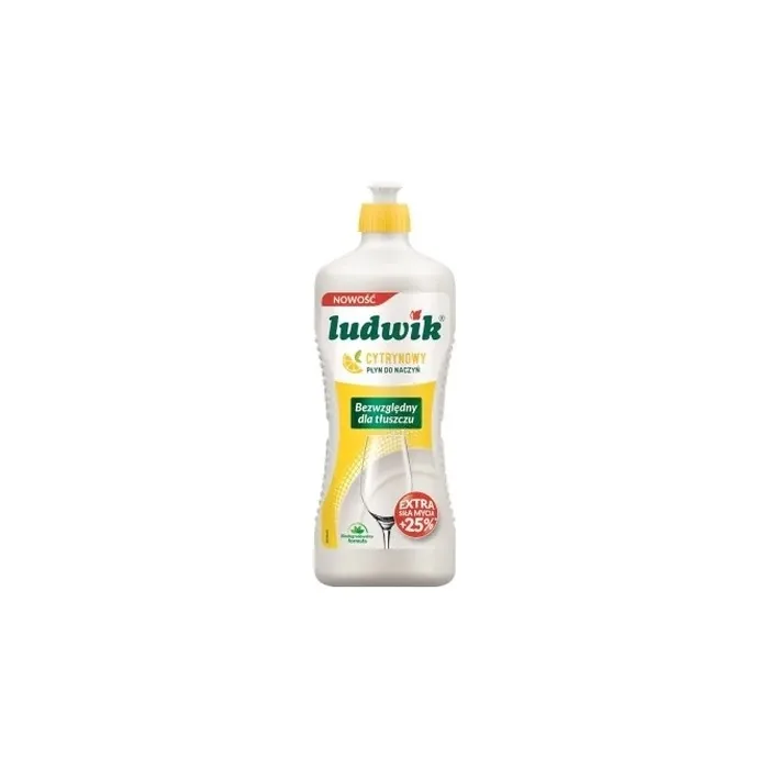 Ludwik Premium Lemon Scent Dishwashing Liquid 900ml