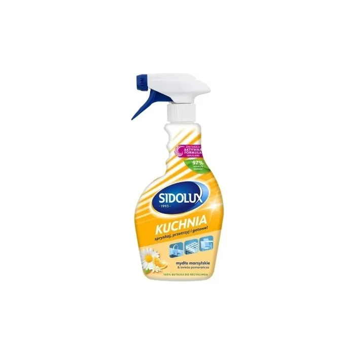 Sidolux Kitchen Cleaning Liquid Marseille Soap Fresh Orange 500 Ml