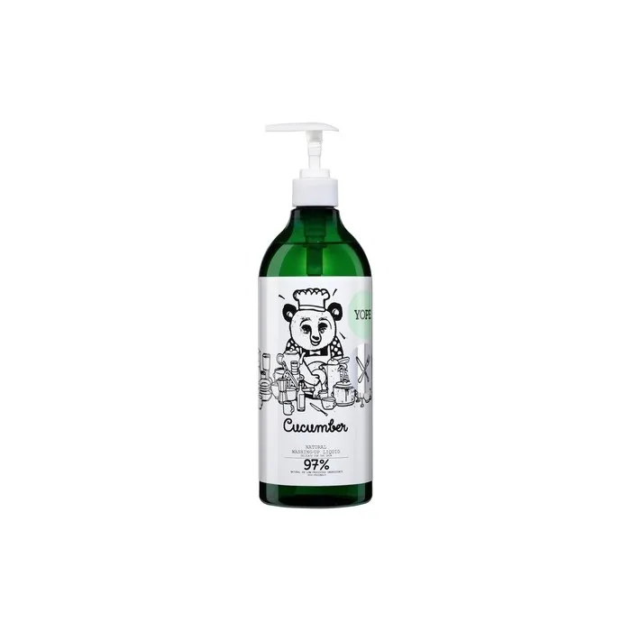 Yope Natural Detergent Washing-Up Liquid Cucumber Vegan Cruelty Free