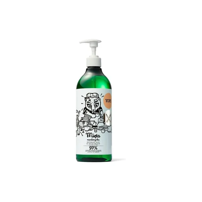 Yope Natural Detergent Washing-Up Liquid Mint & Mandarin 750ml