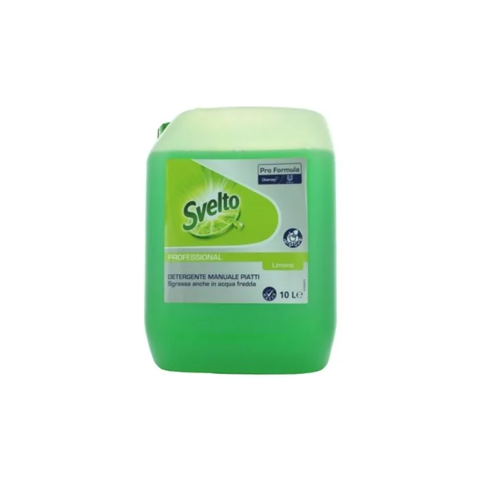 Svelto Professional Degreasing Liquid Dishwashing Detergent Lemon Scent 10L