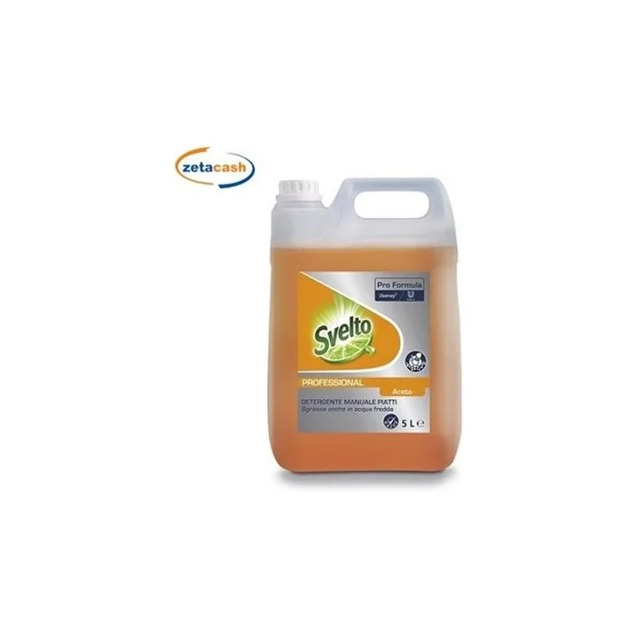 Svelto Professional Manual Dish Detergent Vinegar 5 Liters
