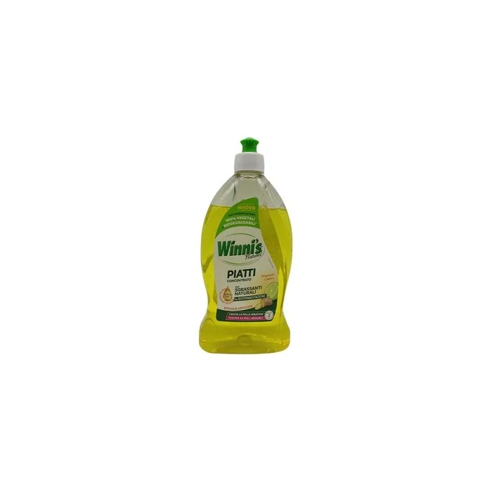 Winni's Concentrated Dishwashing Liquid 480 Ml Bergamot And Ginger
