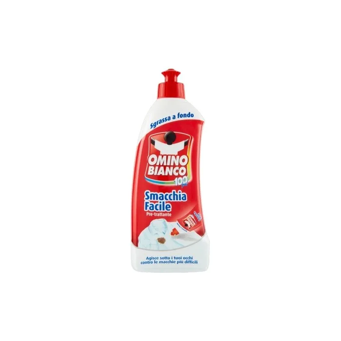 OMINO BIANCO Smacchiatore Facile Stain Remover for Easy Cleaning of Fabrics and Surfaces