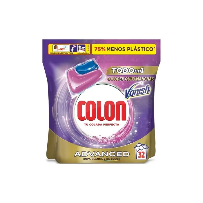 Colon Detergent Capsules Blue 32 Units