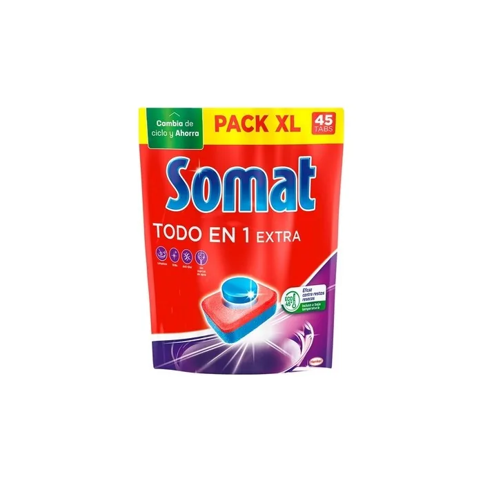 Somat All In 1 Dishwashing Detergent 45 Units