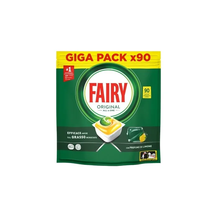 Fairy Caps All 1 X 90 Lemon Effective Dishwashing Capsules