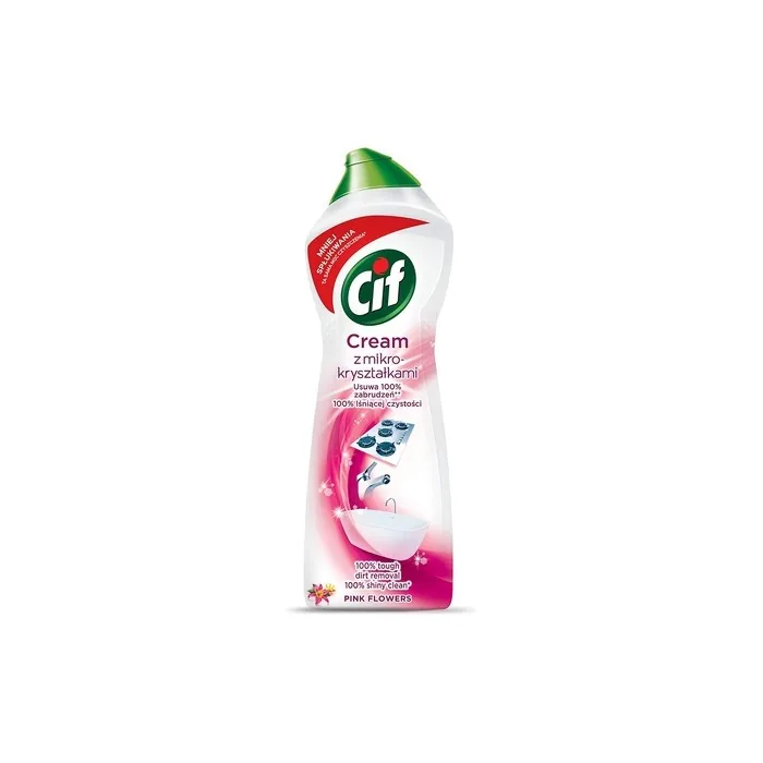 Cif Cream Pink Flowers Cleaner with Micro-Crystals 780g