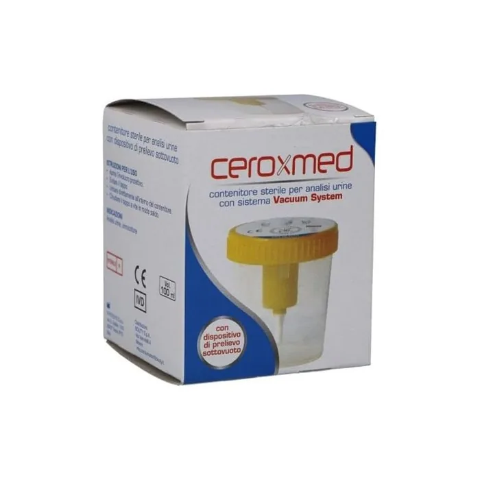 CEROXMED Urine Collection Container with Vacuum System 100ml