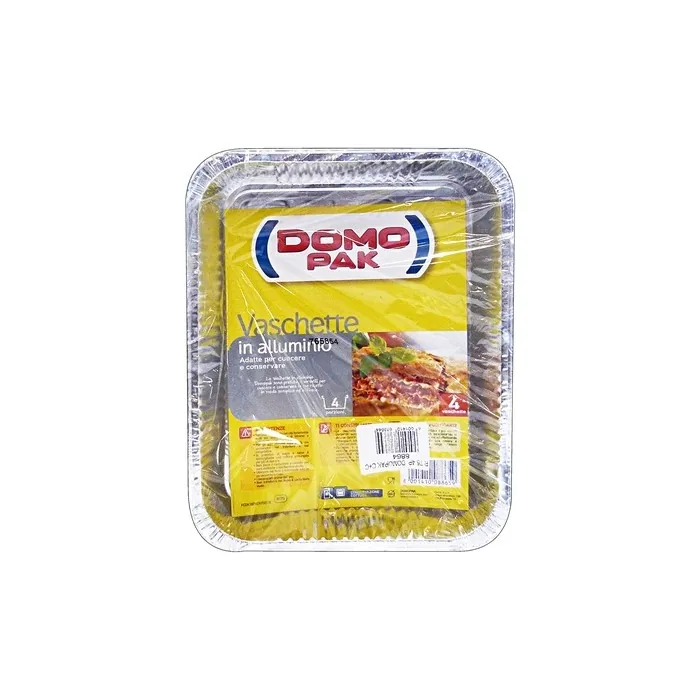 Cont.Allum.4 Porz.Domopak S/Cop.* 4 Pz