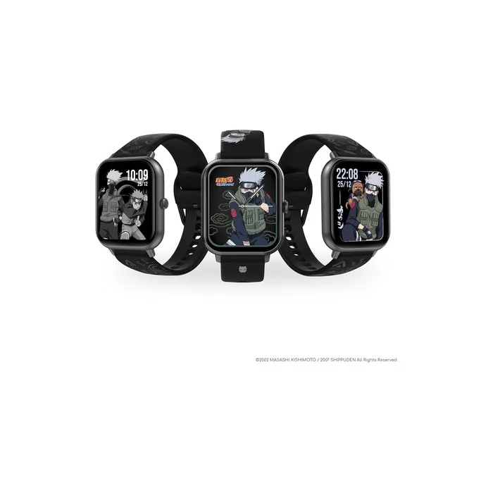 Abyx Fit Touch 3 Naruto Edition Smartwatch 123 Sports Modes Bluetooth 183 Inch Colour Ip67 Vital Signs Notifications Androidios Kakashi Design