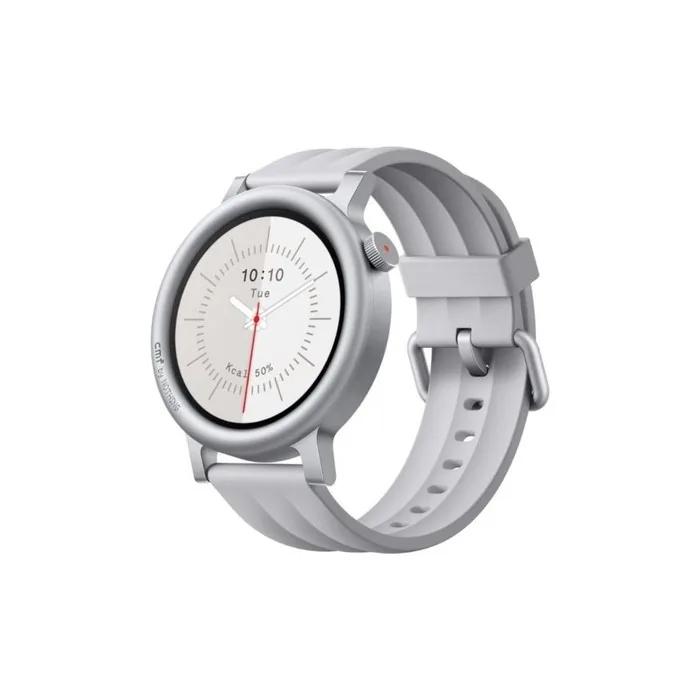 CMF by Nothing Watch 3 Pro Smartwatch 1.43-inch AMOLED Display 13 Days Battery Life - Light Grey