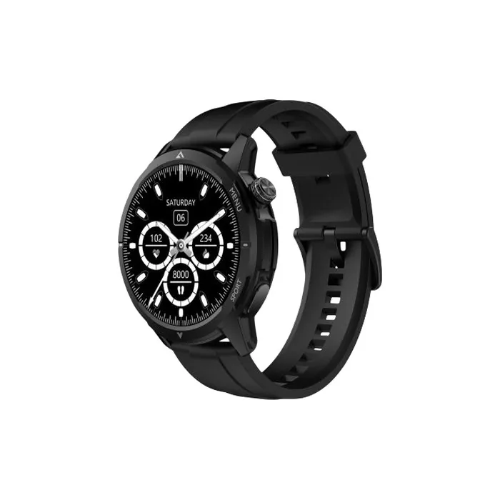 Beafon Smartwatch 601 with AMOLED Display GPS Heart Rate Monitor - Black/Silver
