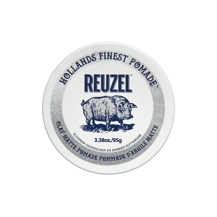 Reuzel Matte Clay Pomade No Shine with Medium Hold for Natural Style