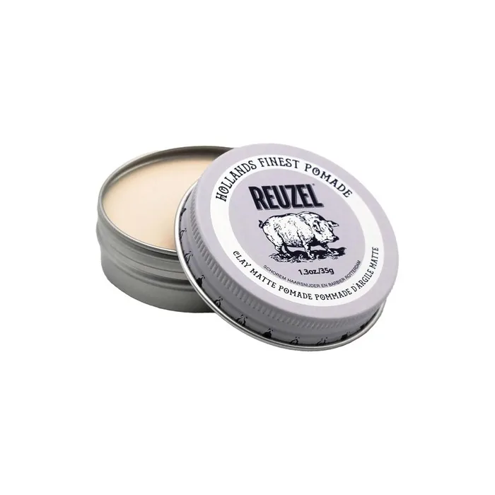 Reuzel Matte Clay Pomade No Shine with Medium Hold for Natural Style