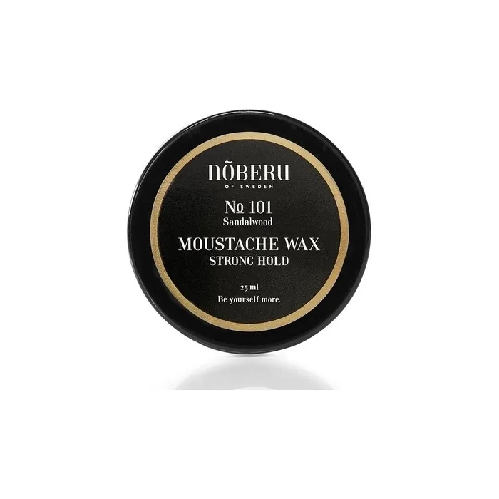 Noeberu Moustache Wax Strong Hold Sandalwood 25ml