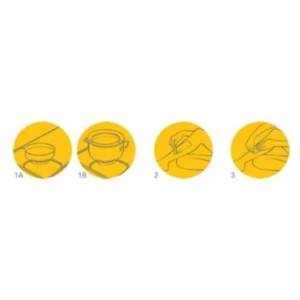 HIBROS Wax Warm Beeswax and Honey IN Fried 100ml