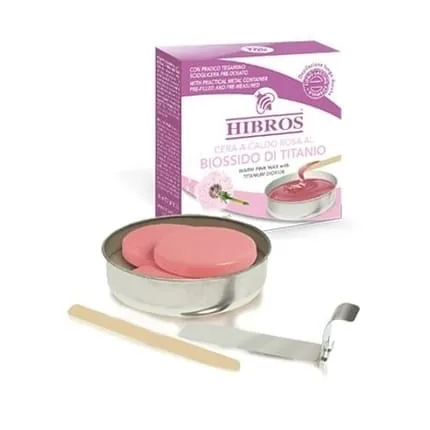 HIBROS Hot Pink Wax with Titanium Carbon Dioxide Quart 60ml