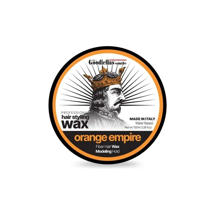 The Goodfellas' Smile Hair Wax Fiber Orange Empire 100ml Orange