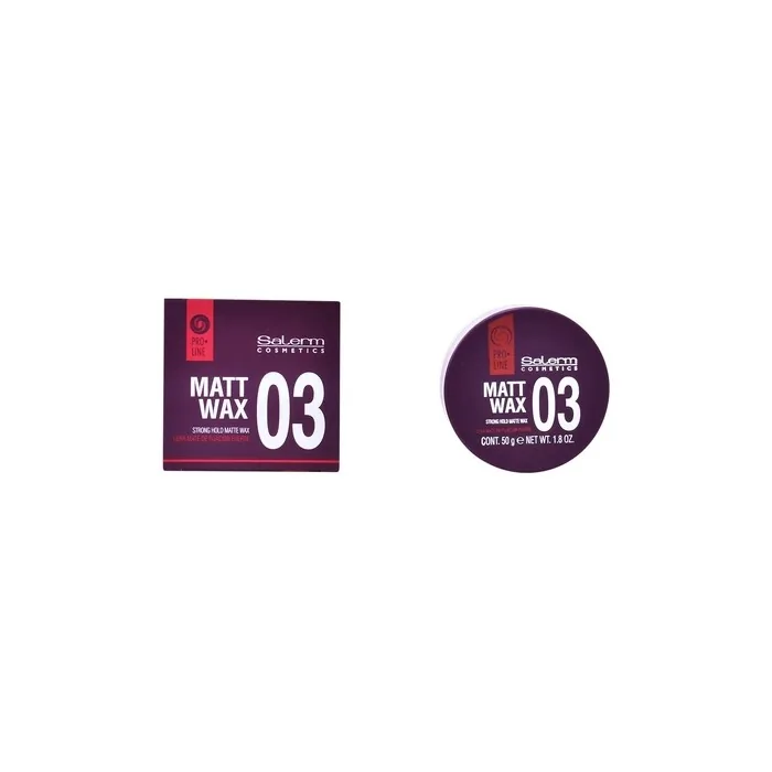 Salerm Cosmetics Matt Wax Strong Hold Matte Wax 50g
