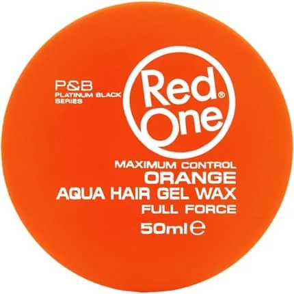 Redone Hair Styling Aqua Wax Orange 50ml - Travel Size - Edge Control - Ultra Hold - Gel Wax - Men & Women Hair Wax - Melon Scent - Maximum Control